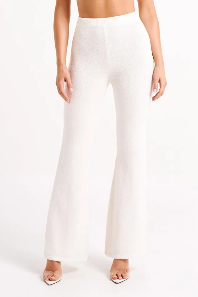 Women Meshki Bottoms Angelina Knit Pants 8211 Ivory