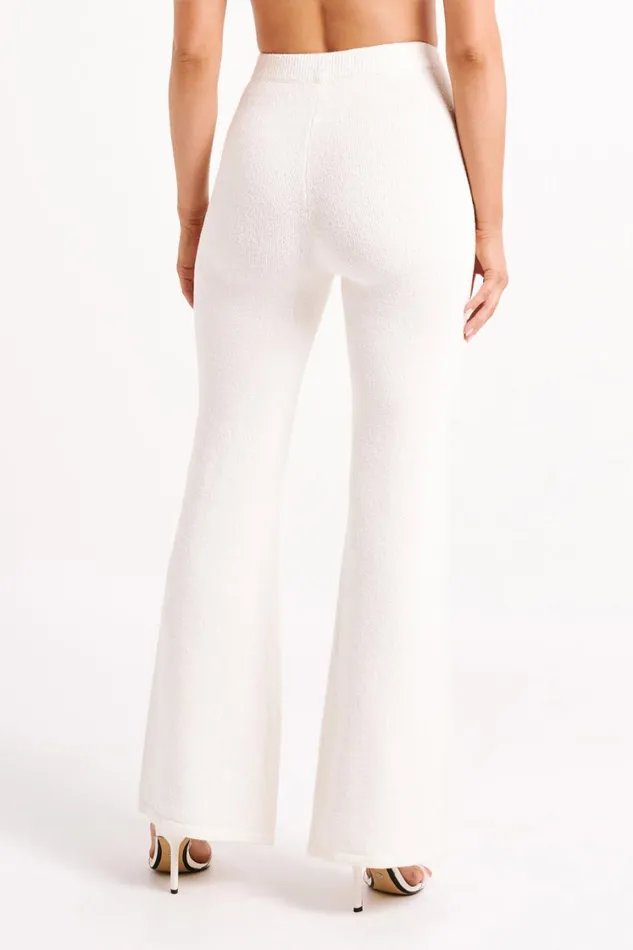 Women Meshki Bottoms Angelina Knit Pants 8211 Ivory
