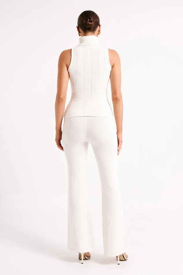 Women Meshki Bottoms Angelina Knit Pants 8211 Ivory