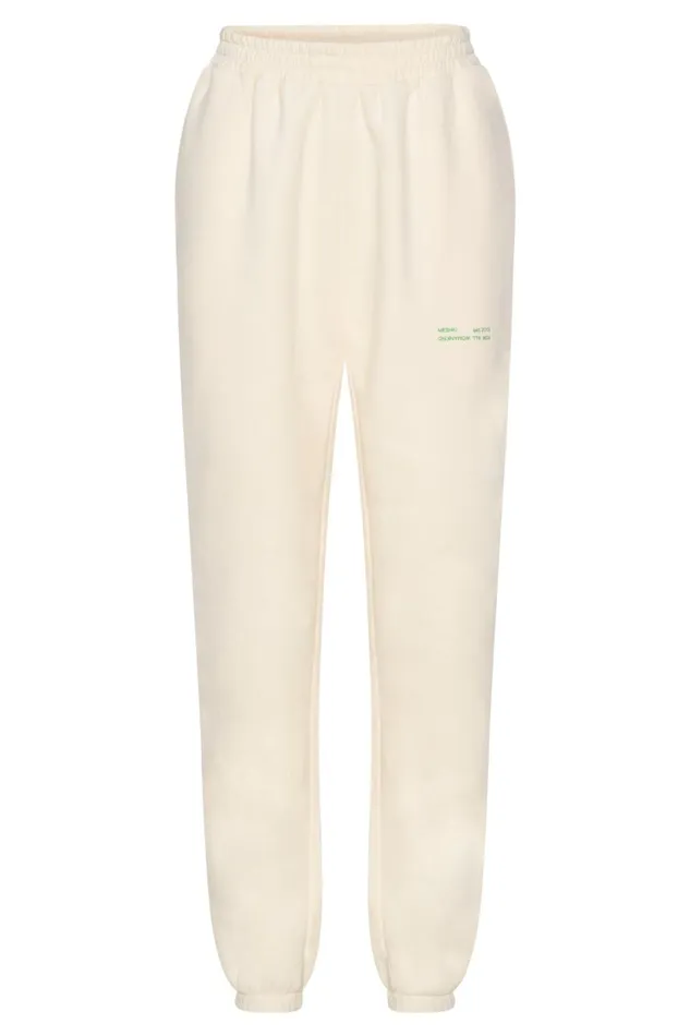 Women Meshki Bottoms Camille Oversized Fleeceback Jogger 8211 Marshmallow Women Meshki Bottoms Camille Oversized Fleeceback Jogger 8211 Marshmallow