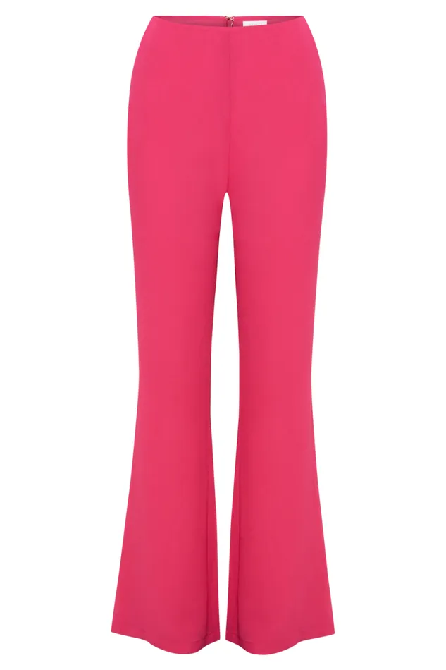 Women Meshki Bottoms Daisie Chiffon Pants 8211 Candy Pink