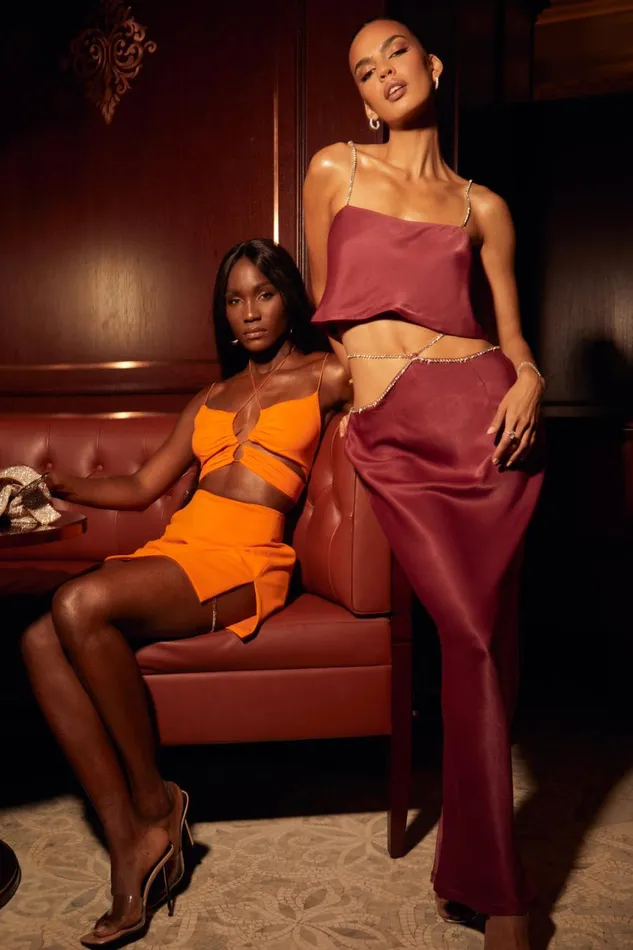 Women Meshki Bottoms Dayana Diamante Maxi Skirt 8211 Wine Women Meshki Bottoms Dayana Diamante Maxi Skirt 8211 Wine