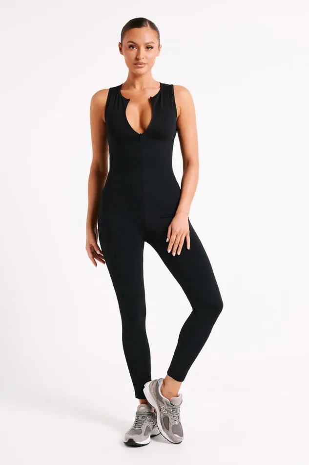 Women Meshki Bottoms Malone Sleeveless Jumpsuit 8211 Black