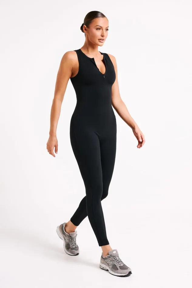 Women Meshki Bottoms Malone Sleeveless Jumpsuit 8211 Black