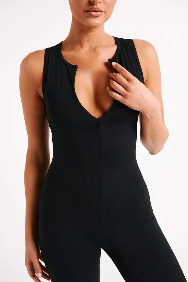 Women Meshki Bottoms Malone Sleeveless Jumpsuit 8211 Black