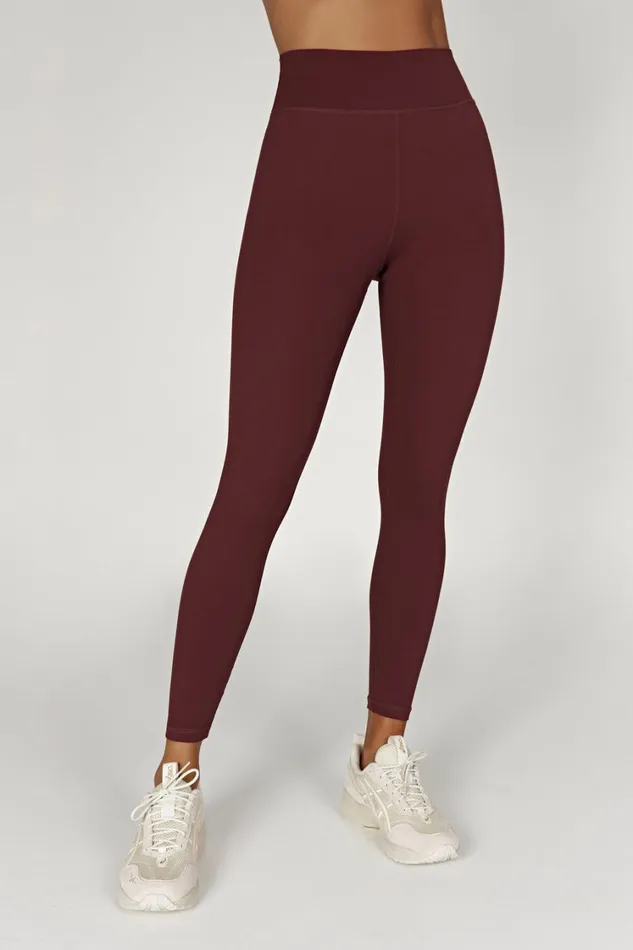 Women Meshki Bottoms Venus V Back Leggings 8211 Mahogany