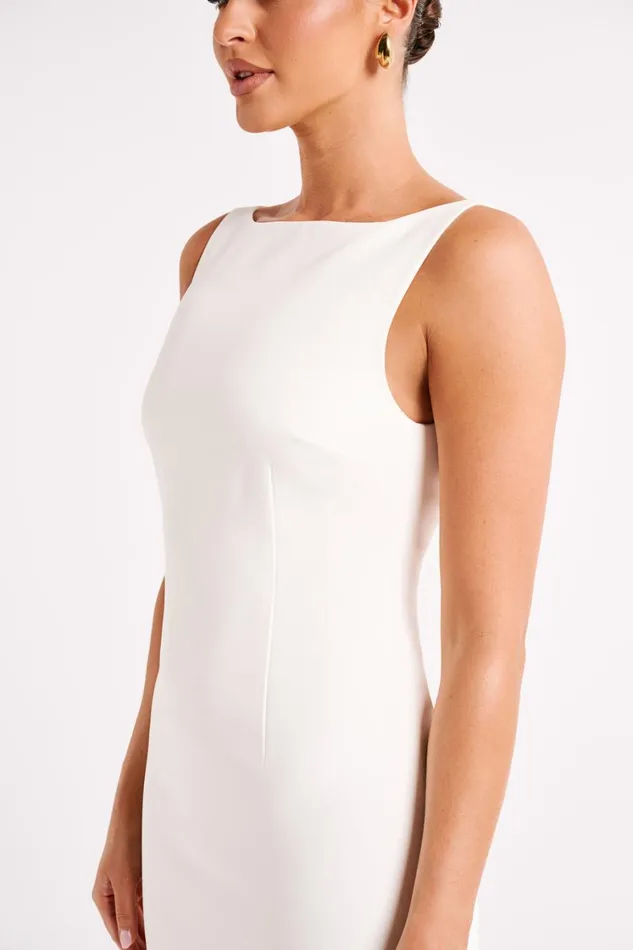 Women Meshki Dresses Angela Suiting Mini Dress 8211 Ivory