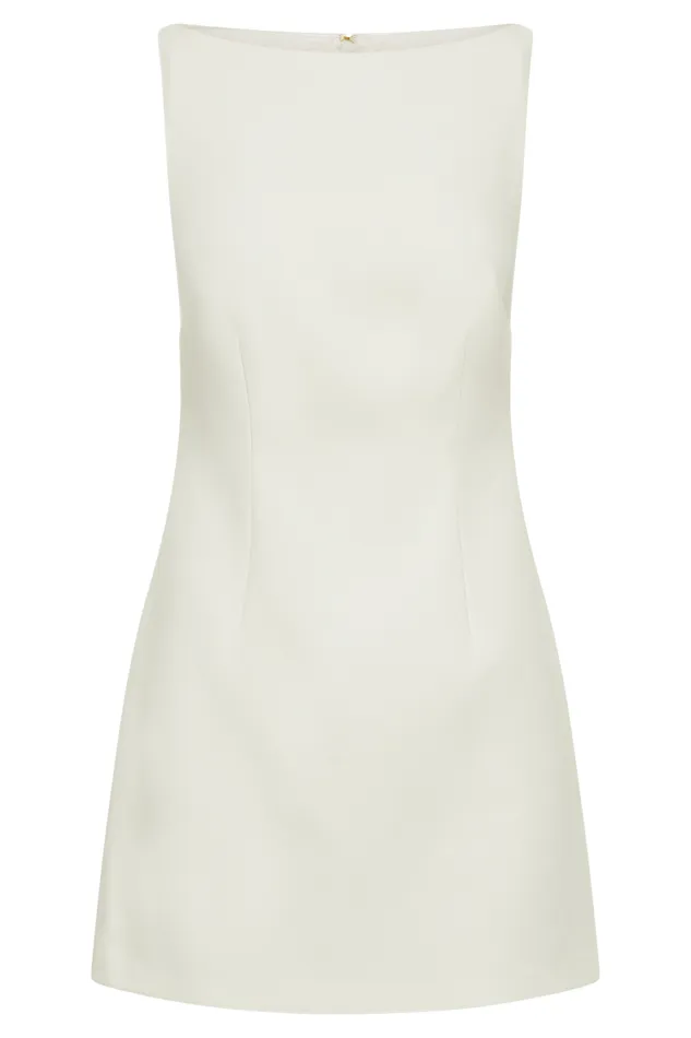 Women Meshki Dresses Angela Suiting Mini Dress 8211 Ivory