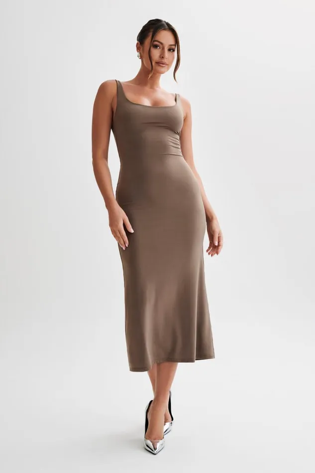 Women Meshki Dresses Augustine Slinky Scoop Midi Dress 8211 Coco