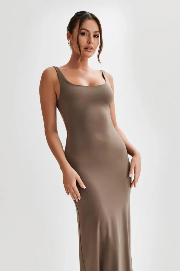 Women Meshki Dresses Augustine Slinky Scoop Midi Dress 8211 Coco