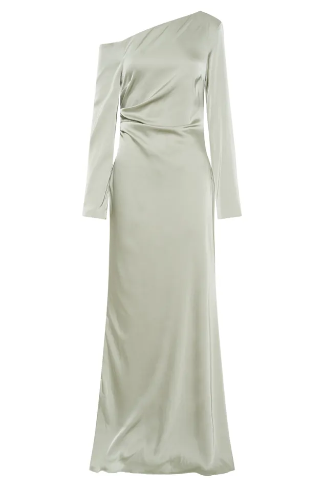 Women Meshki Dresses Avery Long Sleeve Maxi Dress 8211 Sage