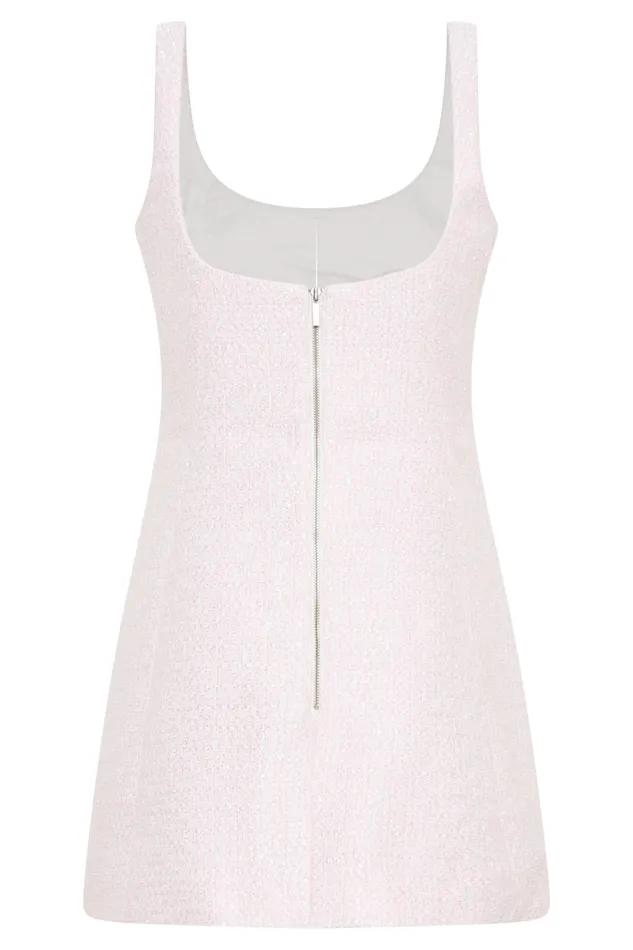 Women Meshki Dresses Beth Tweed Mini Dress 8211 Fairy Floss Pink