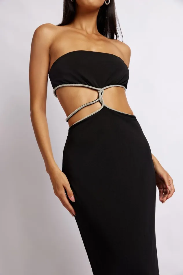 Women Meshki Dresses Billie Strapless Maxi Dress 8211 Black Women Meshki Dresses Billie Strapless Maxi Dress 8211 Black