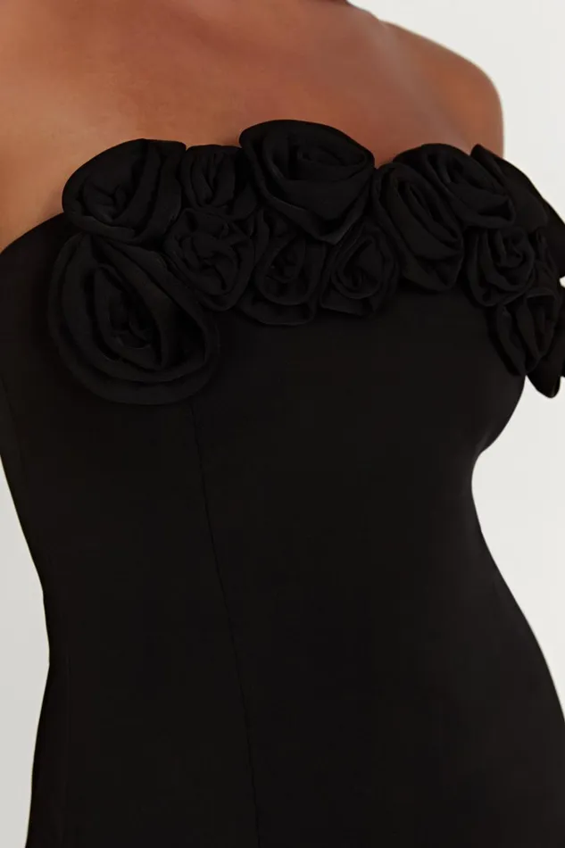 Women Meshki Dresses Brooks Rose Mini Dress 8211 Black
