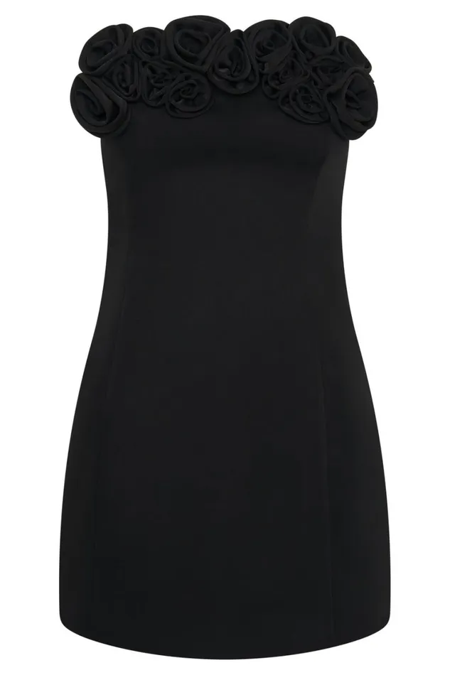 Women Meshki Dresses Brooks Rose Mini Dress 8211 Black