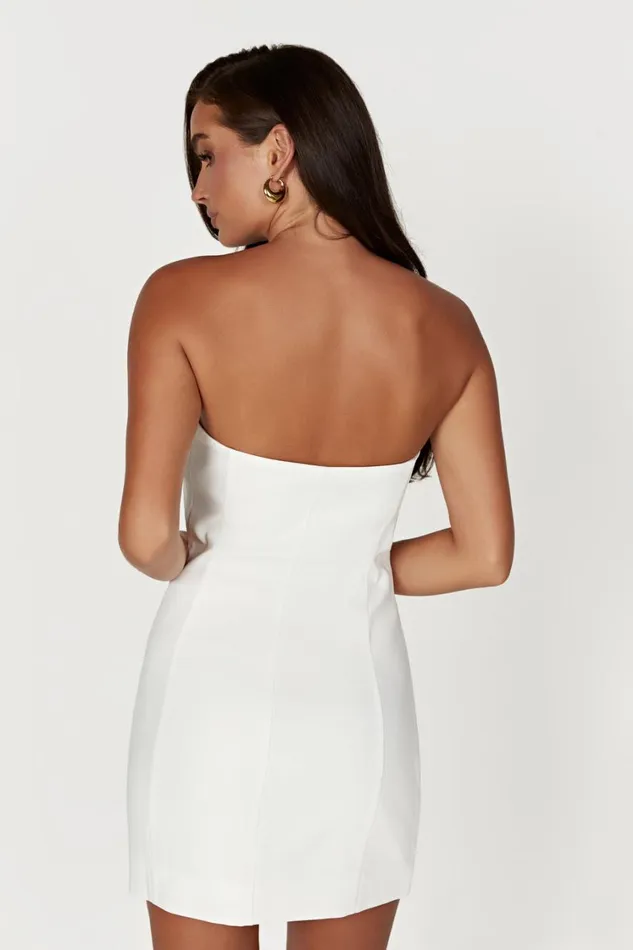 Women Meshki Dresses Brooks Rose Mini Dress 8211 White