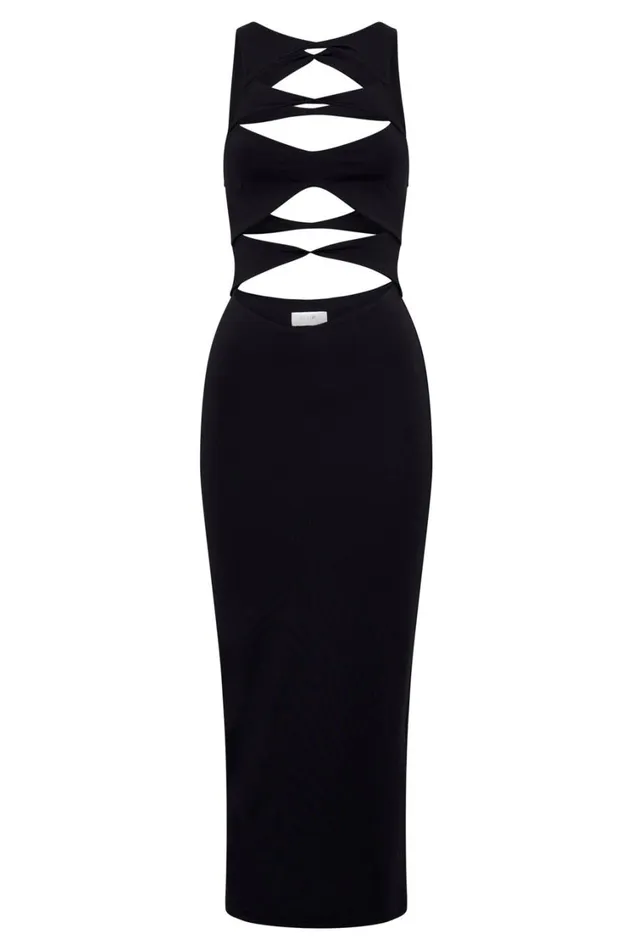 Women Meshki Dresses Chloe Cut Out Maxi Dress 8211 Black Women Meshki Dresses Chloe Cut Out Maxi Dress 8211 Black