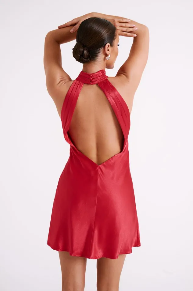 Women Meshki Dresses Claire A Line Mini Dress 8211 Red