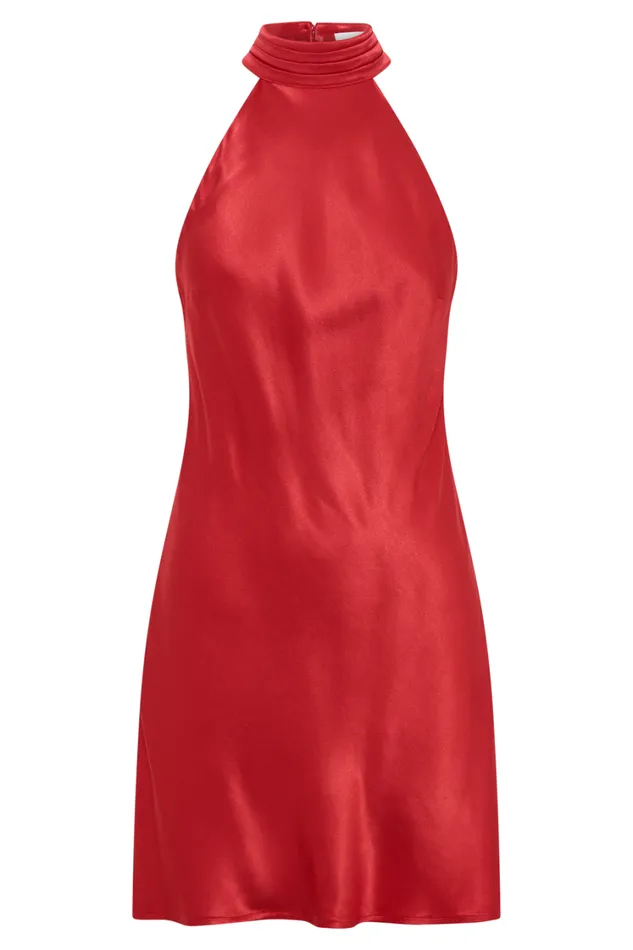 Women Meshki Dresses Claire A Line Mini Dress 8211 Red