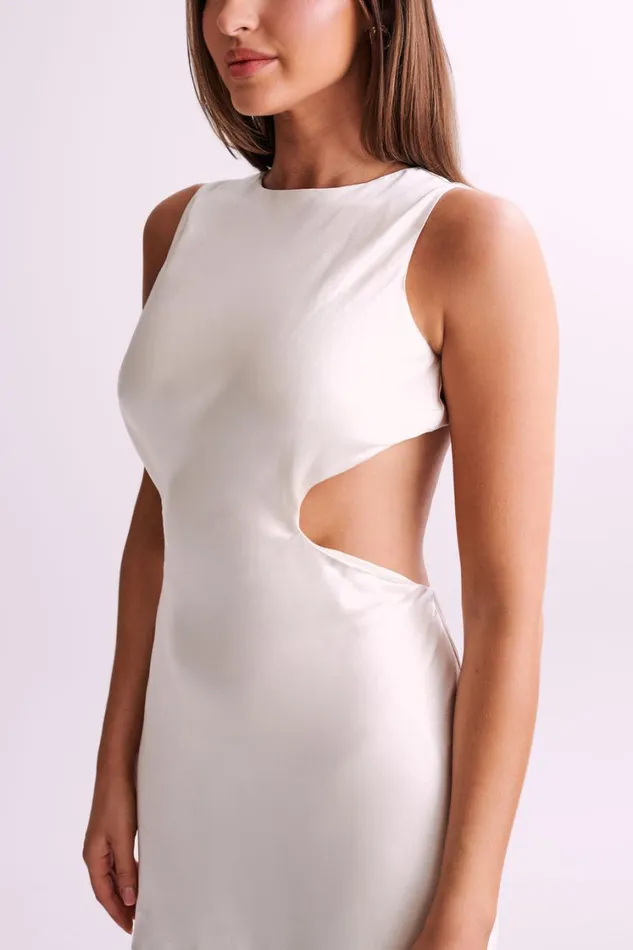 Women Meshki Dresses Electra ALine Mini Dress 8211 Ivory