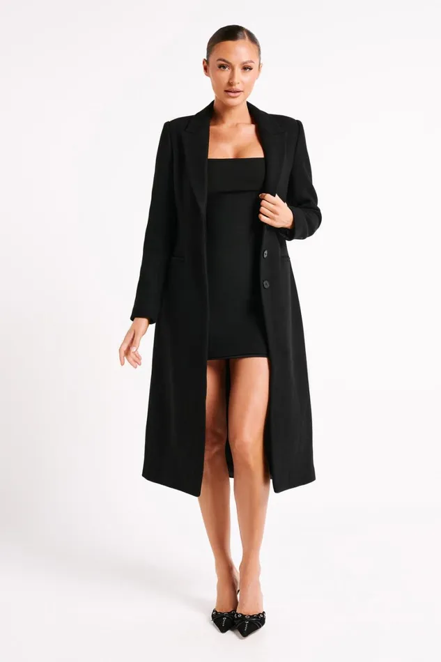 Women Meshki Dresses Frida Crepe Mini Dress 8211 Black