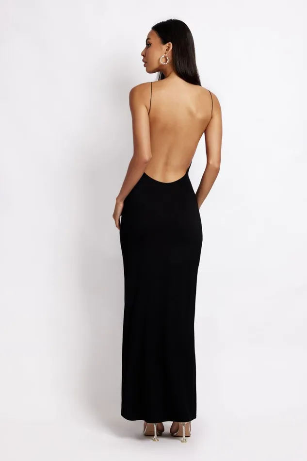 Women Meshki Dresses Kirsty Strappy Circle Cutout Maxi Dress 8211 Black Women Meshki Dresses Kirsty Strappy Circle Cutout Maxi Dress 8211 Black