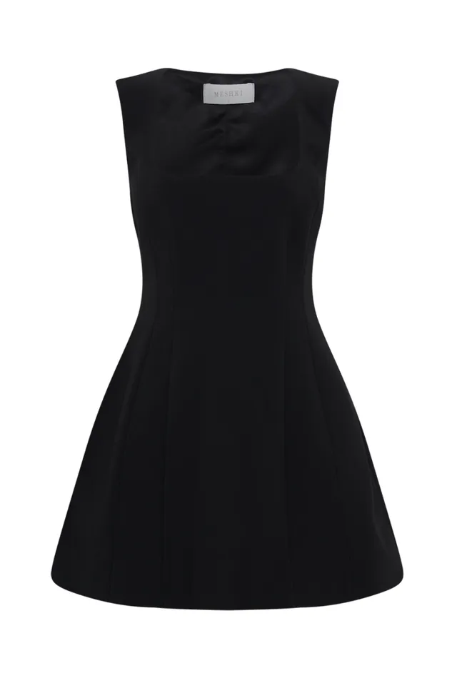 Women Meshki Dresses Lysandre Crepe Mini Dress 8211 Black