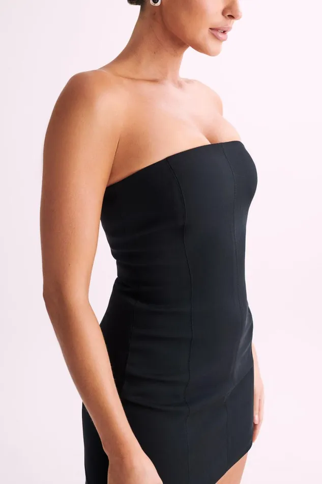 Women Meshki Dresses Maci Crepe Mini Dress 8211 Black