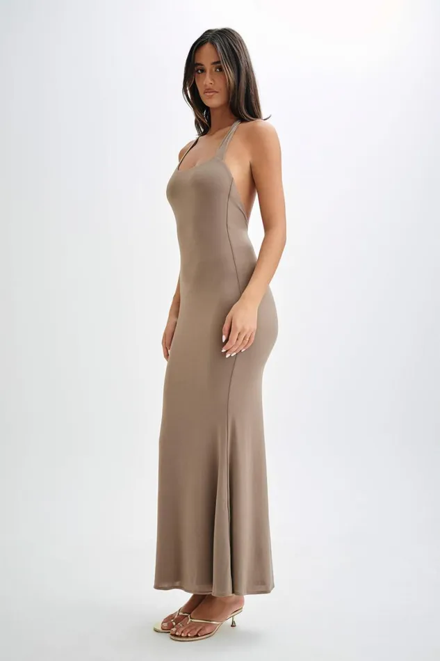 Women Meshki Dresses Marianne Asymmetrical Slinky Maxi Dress 8211 Coco