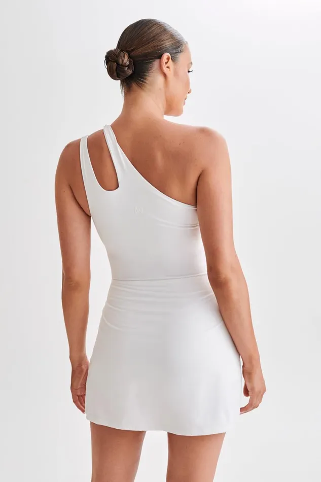 Women Meshki Dresses Maris One Shoulder Mini Dress 8211 White