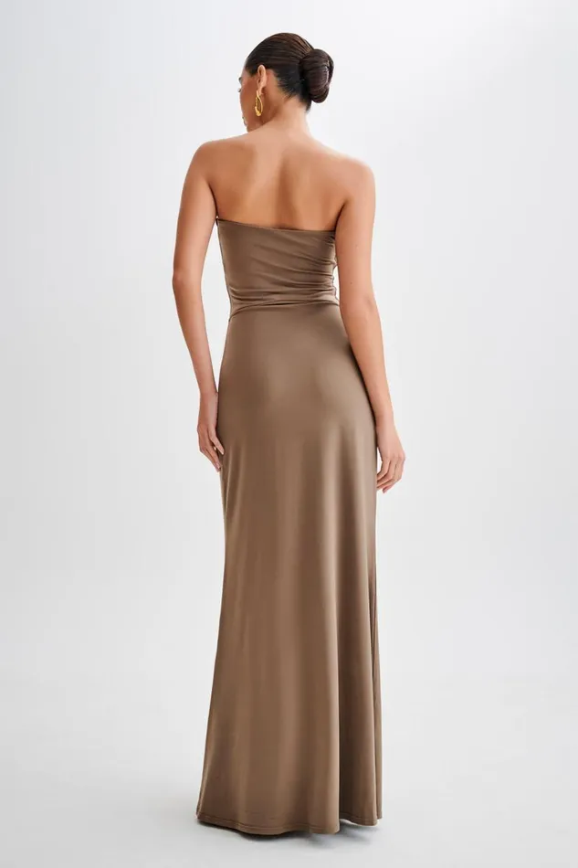 Women Meshki Dresses Ruby Strapless Slinky Maxi Dress 8211 Coco