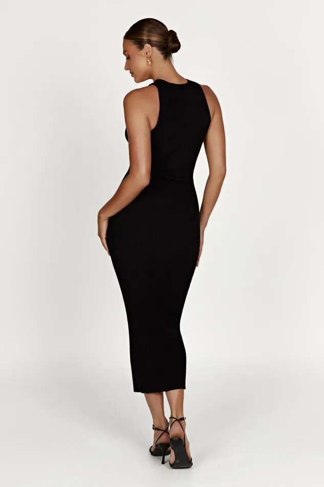 Women Meshki Dresses Sienna Knit Midi Dress 8211 Black Women Meshki Dresses Sienna Knit Midi Dress 8211 Black