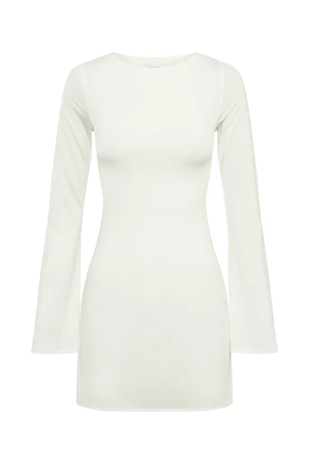 Women Meshki Dresses Tarna Slinky ALine Mini Dress 8211 White