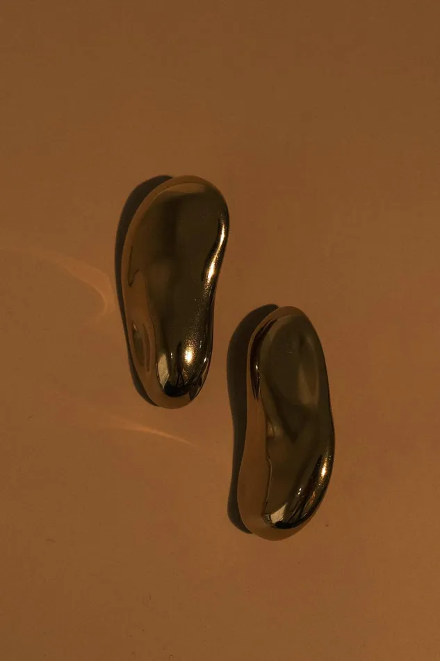 Women Meshki Jewellery Alicia Horizontal Earrings 8211 Gold
