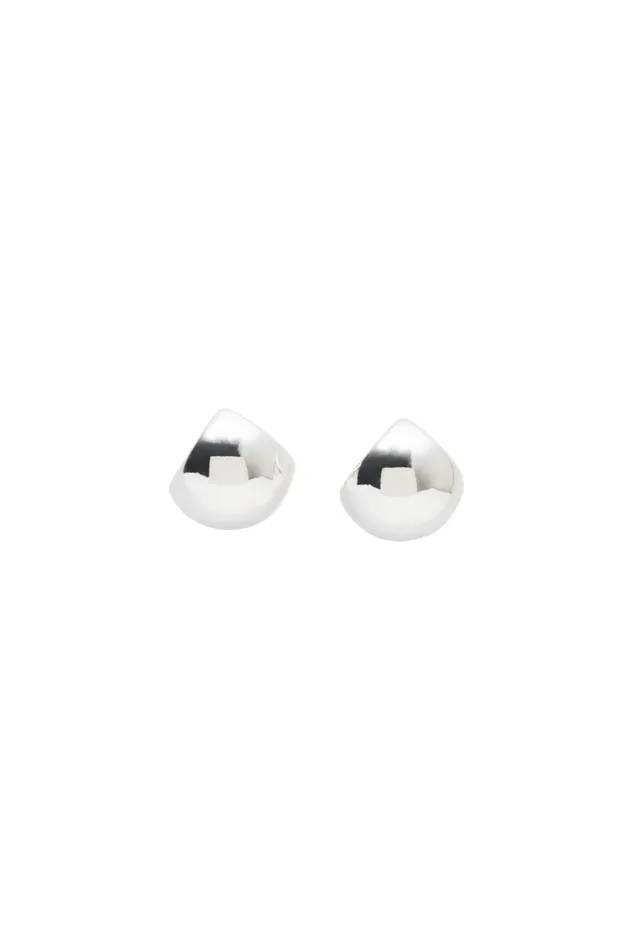 Women Meshki Jewellery Katia Hoop Earrings 8211 Silver