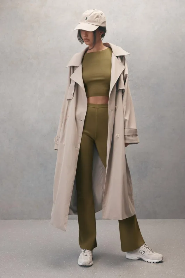Women Meshki Outerwear Andreas Oversized Trench Coat 8211 Beige