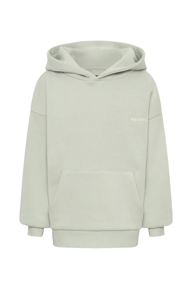 Women Meshki Outerwear Bernie Kids Unisex Hoodie 8211 Light Sage