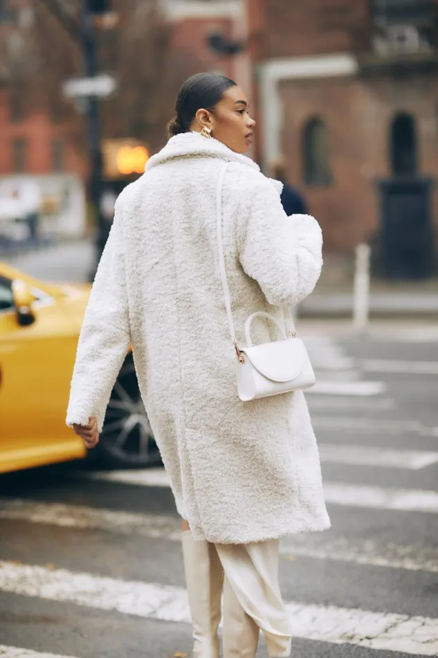 Women Meshki Outerwear Izzy Boucle Coat 8211 Cream