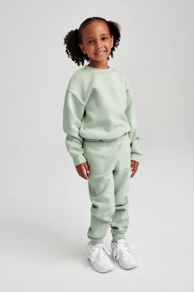 Women Meshki Outerwear Phoenix Kids Unisex Crewneck Jumper 8211 Light Sage