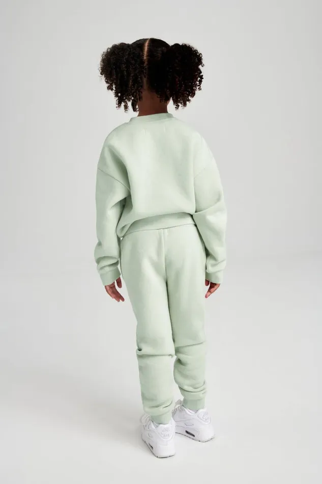 Women Meshki Outerwear Phoenix Kids Unisex Crewneck Jumper 8211 Light Sage