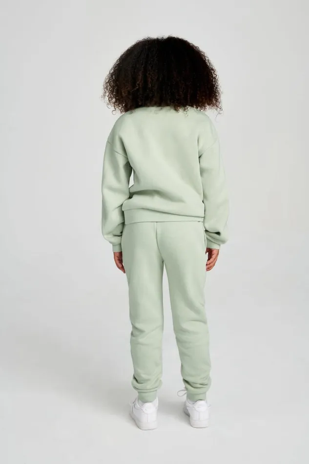 Women Meshki Outerwear Phoenix Kids Unisex Crewneck Jumper 8211 Light Sage