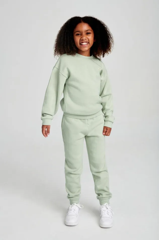 Women Meshki Outerwear Phoenix Kids Unisex Crewneck Jumper 8211 Light Sage