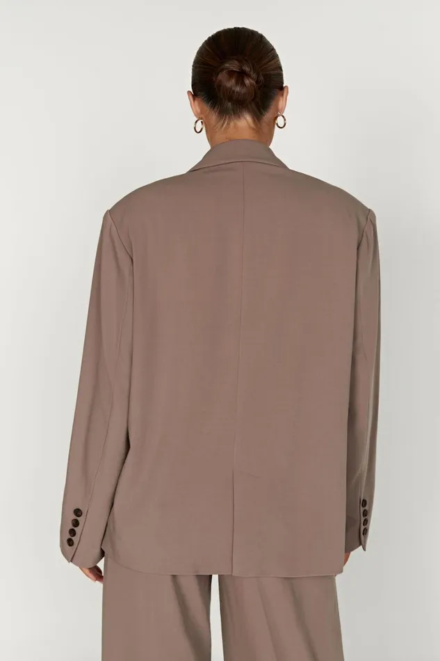 Women Meshki Outerwear Simone Oversized Blazer 8211 Coco