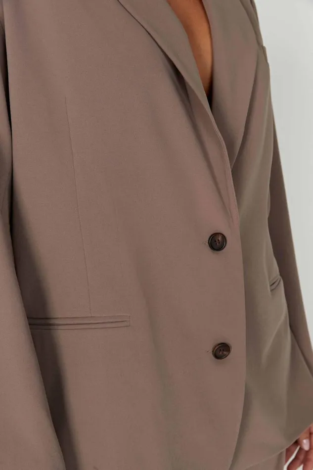 Women Meshki Outerwear Simone Oversized Blazer 8211 Coco