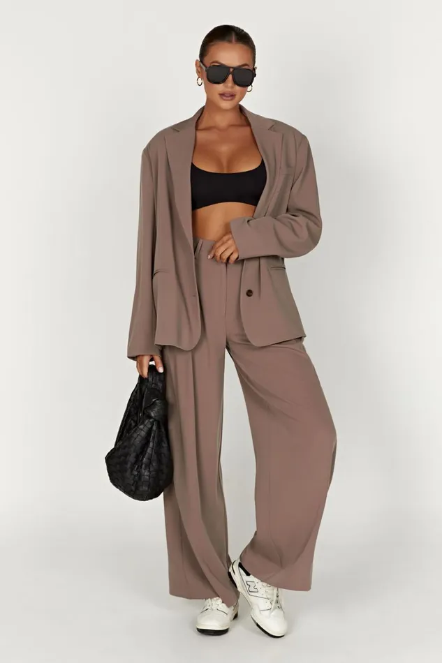 Women Meshki Outerwear Simone Oversized Blazer 8211 Coco