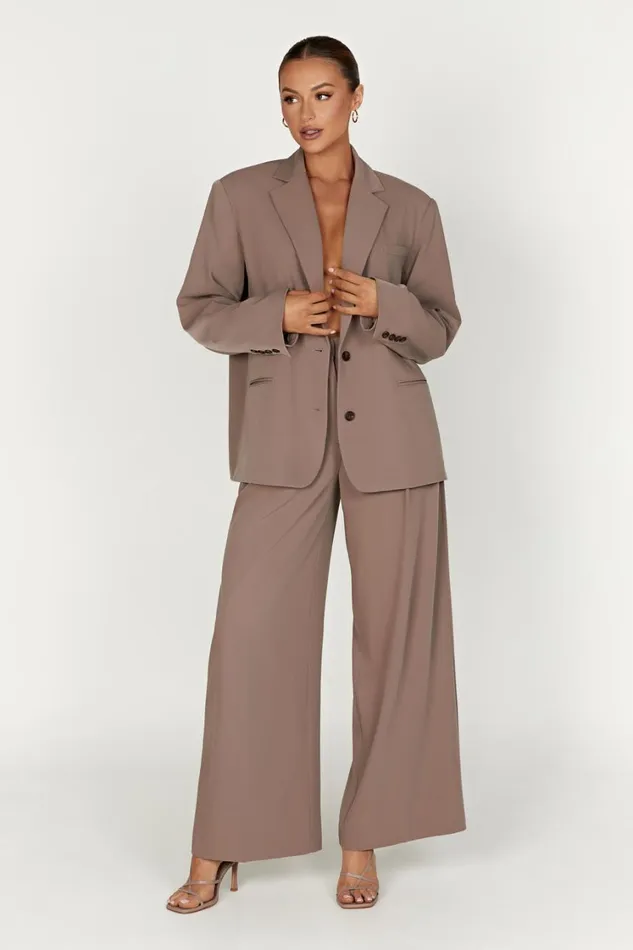 Women Meshki Outerwear Simone Oversized Blazer 8211 Coco