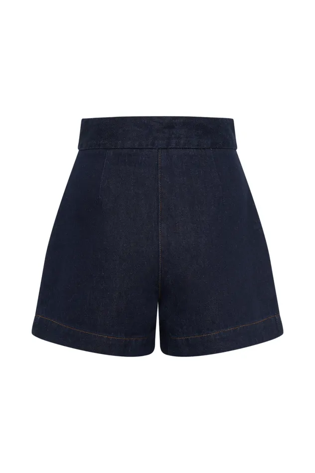 Women Meshki Sets Abel Denim Shorts 8211 Indigo Blue