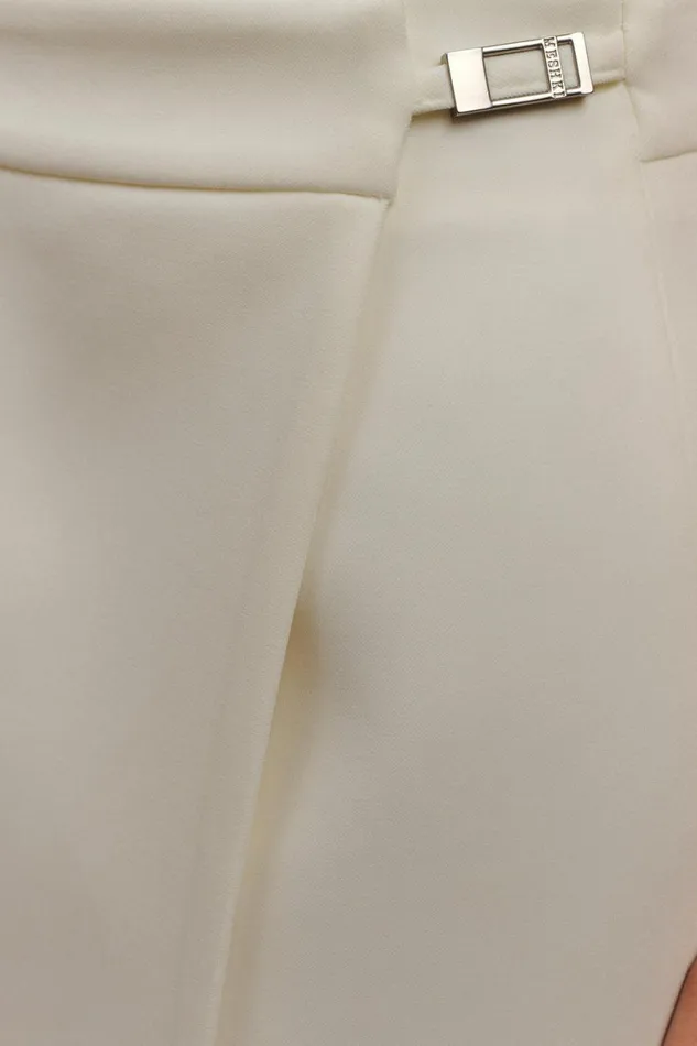 Women Meshki Sets Celene Buckle Skort 8211 Ivory