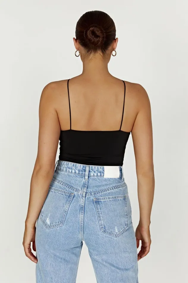 Women Meshki Tops Adeline Rose Halter Top 8211 Black