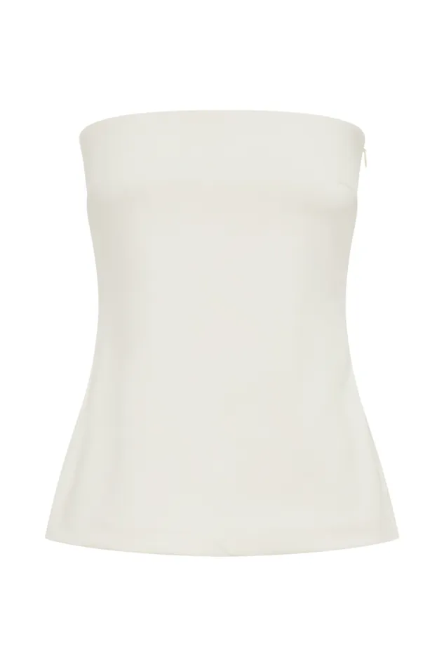 Women Meshki Tops Antonia Strapless Cut Out Top 8211 Ivory